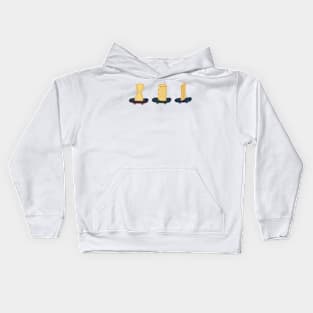 Skateboarding Pasta Kids Hoodie